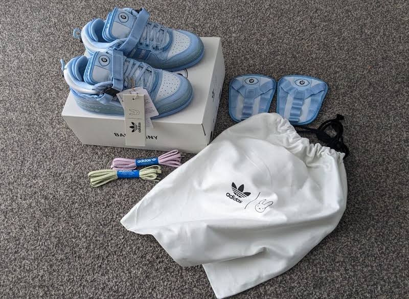 Adidas Forum “Bad Bunny” Blue Tint – CM Hoodstore